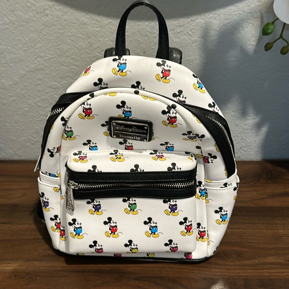 EUC - Disney Parks Timeless Mickey Mouse Silhouette Mini Backpack